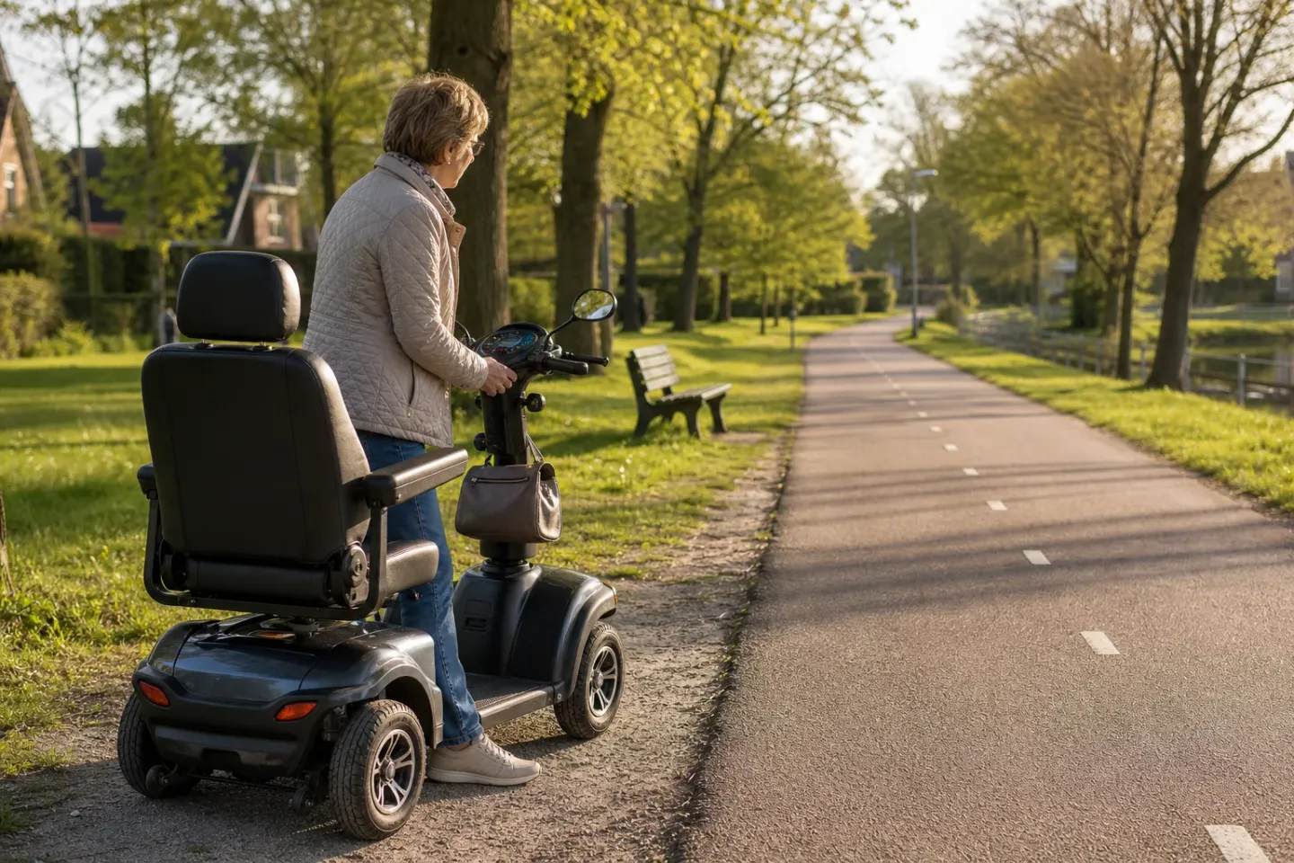 bereik van scootmobiel