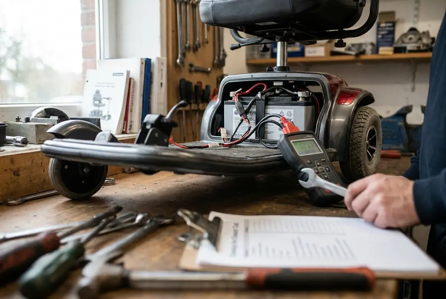Hoe vaak heeft een scootmobiel onderhoud nodig?