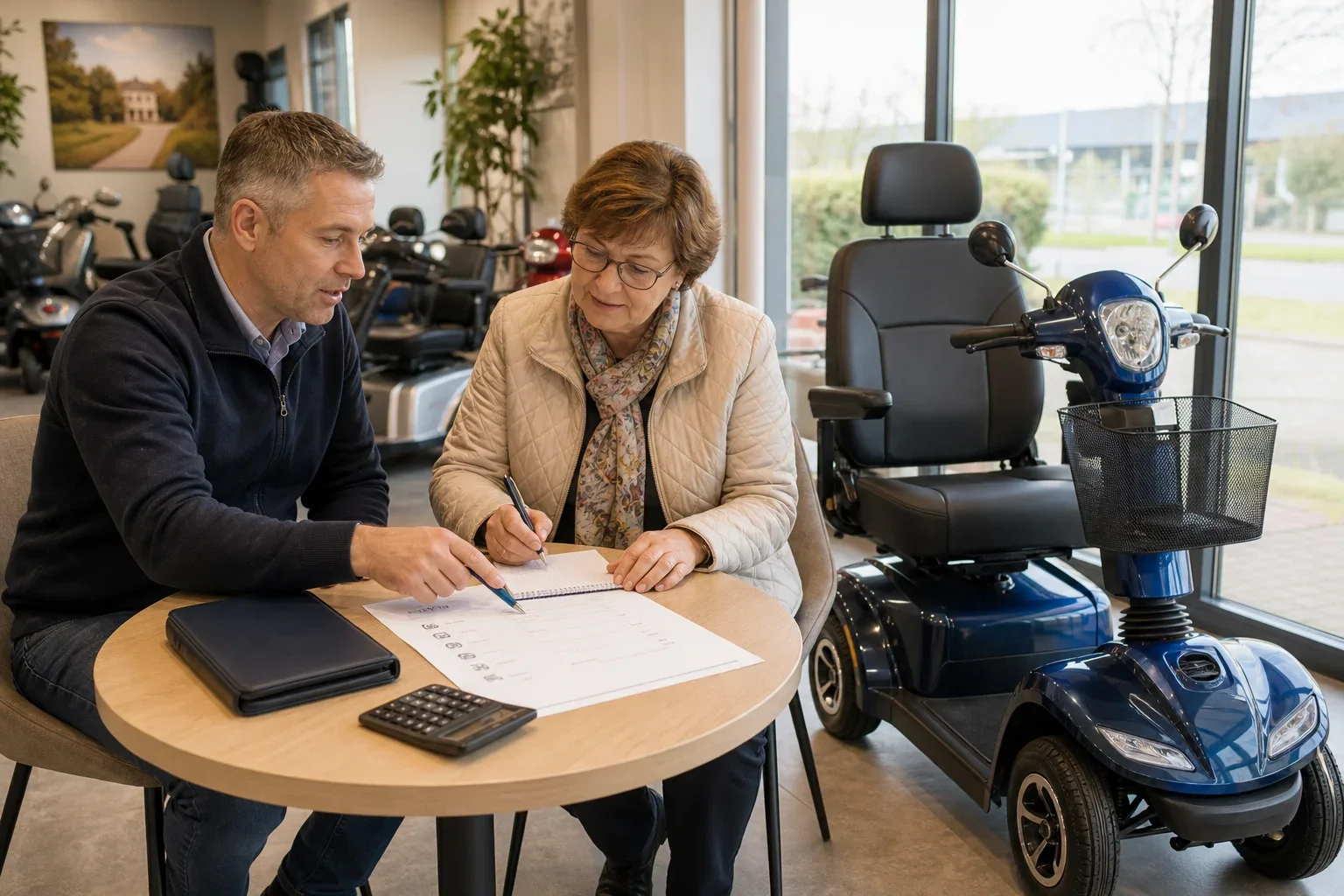 scootmobiel kosten per maand