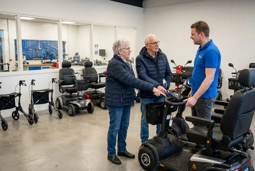 Scootmobiel of rollator