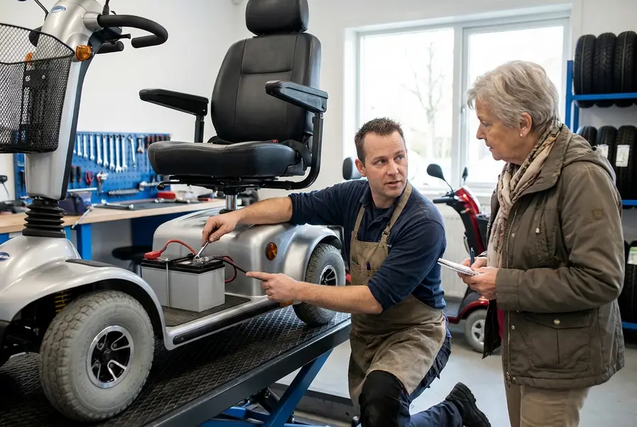 scootmobiel onderhoud Borne