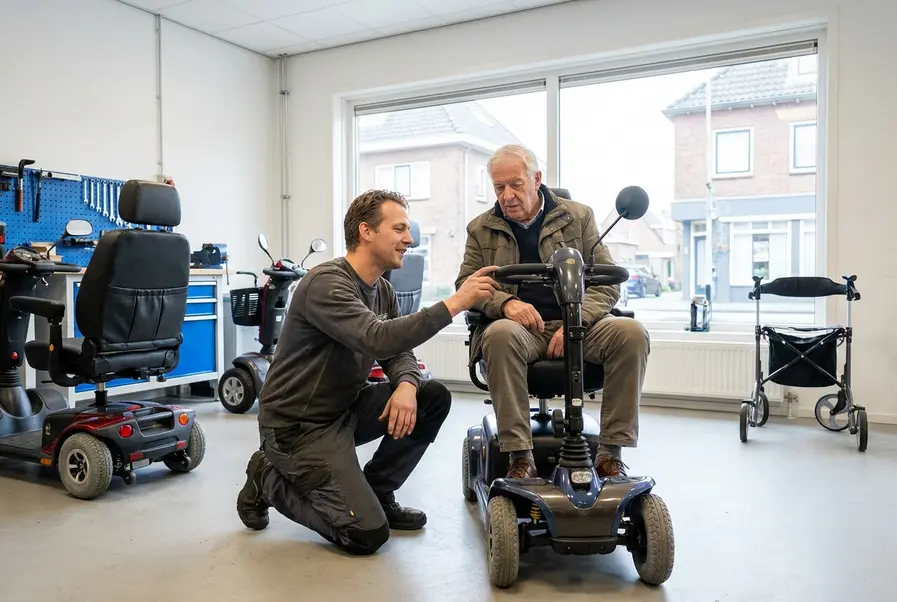 scootmobiel onderhoud Enschede