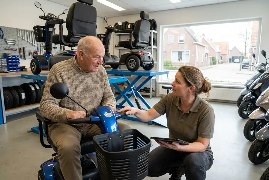 scootmobiel onderhoud Hengelo