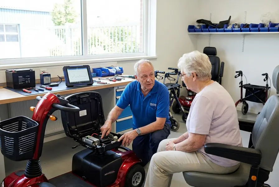 scootmobiel reparatie Enschede
