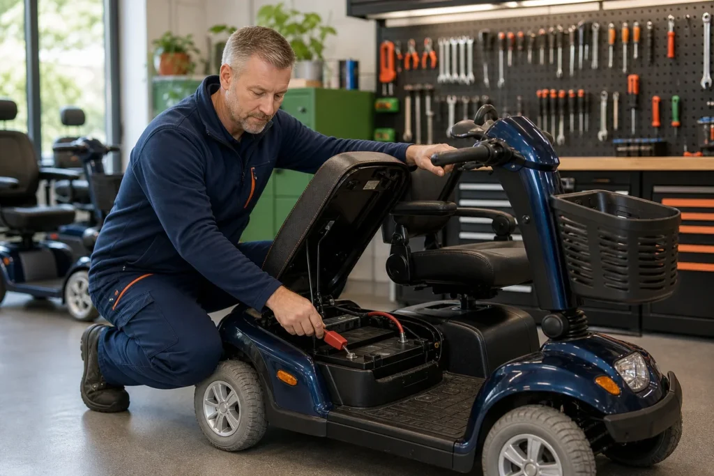 scootmobiel rijdt niet meer