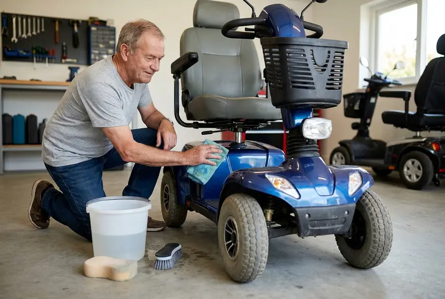 scootmobiel schoonmaken