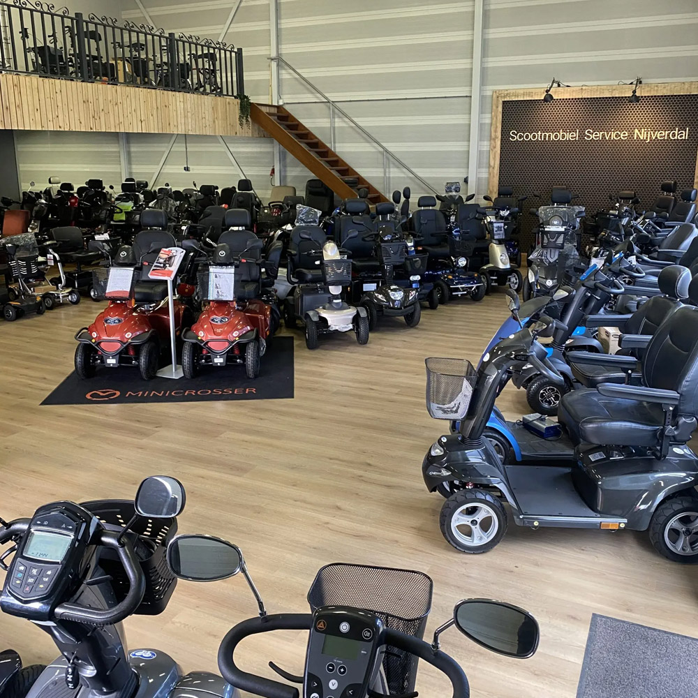 Scootmobiel showroom