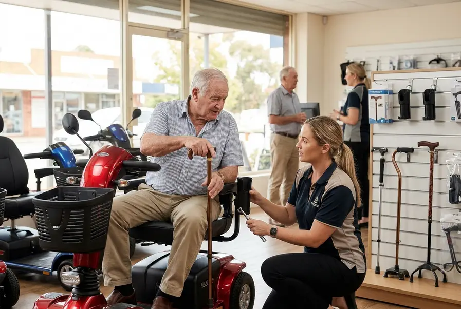 scootmobiel stokhouder