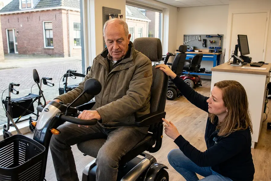 scootmobiel zitcomfort