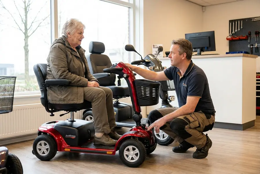 Waar let u op bij het kiezen van een betrouwbare scootmobiel specialist?