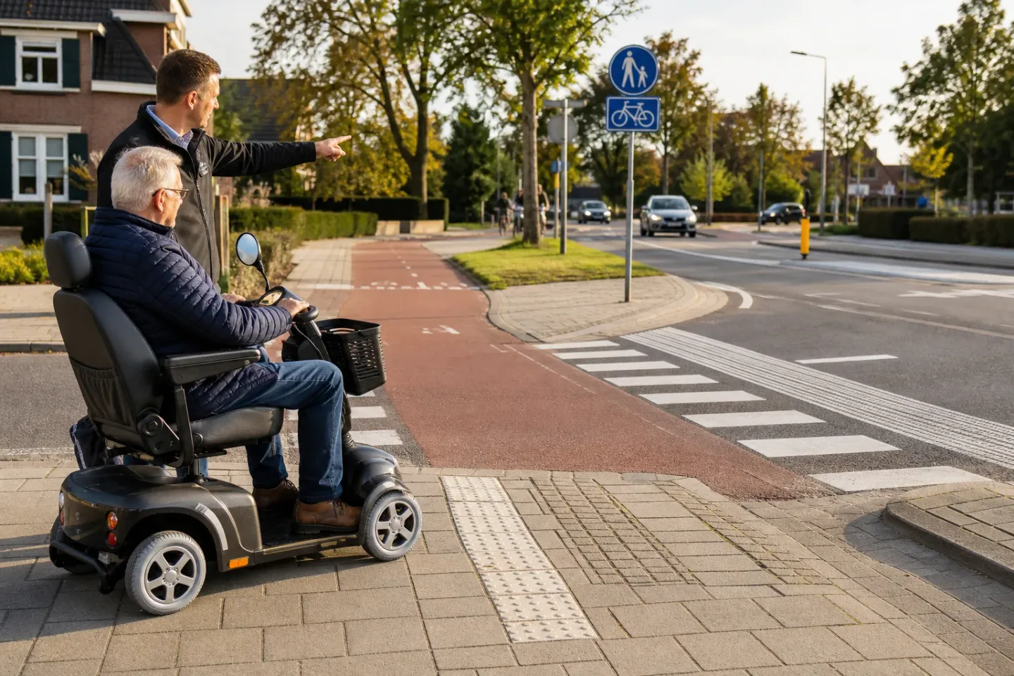 waar mag scootmobiel rijden
